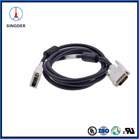 모니터용 맞춤형 DVI VGA 고속 4K HDMI 멀티미디어 컴퓨터 케이블